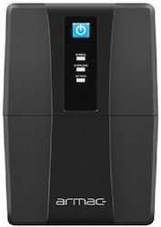 Armac H850F/LEDV2 UPS Line-Interactive με 2 Schuko Πρίζες