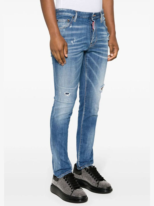 Dsquared2 Guy Pantaloni de Bărbați din Jean Albastru