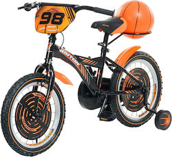 Venera Bike Basket 16" Παιδικό Ποδήλατo BMX Μαύρο