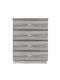 Comoda pentru Dormitor Ocola cu 4 sertare Dark grey 60x40x80buc