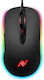 ABKONCORE A530 3325 RGB Геймърска Мишка 4000 DPI Черен