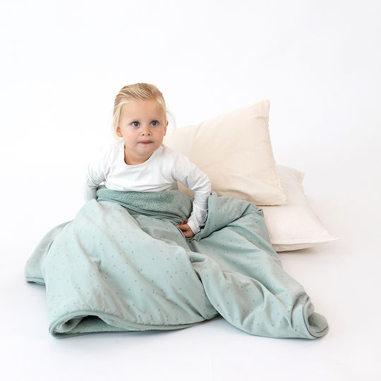 Bemini Blanket Cot Cotton Green Mint 100x140cm