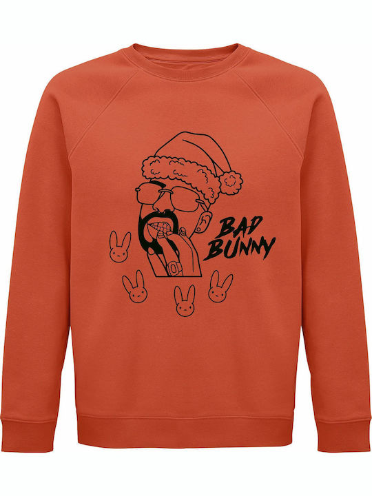 kirikoko Bad Bunny Bad Santa Christmas Sweatshi...