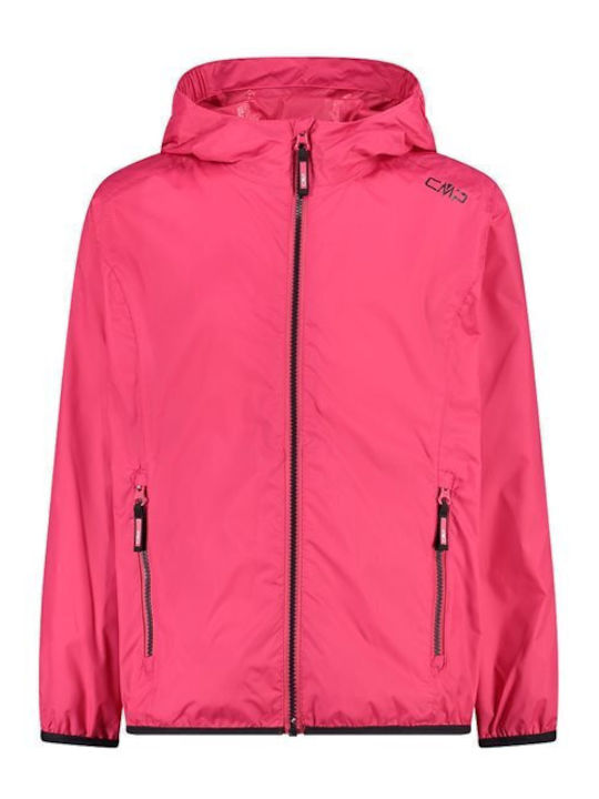 Kinder Freizeitjacke mit Kapuze Rosa