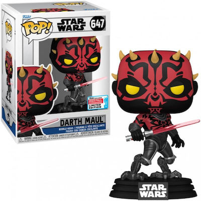 Funko Pop! Filme: Star Wars - Darth Maul Convention 647 Cap de bobble Ediție limitată