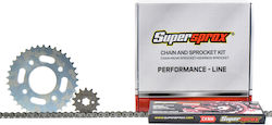 Supersprox Комплект верига и зъбни колела за Honda Wave 110 Supersprox Комплект верига и зъбни колела за Honda Wave 110