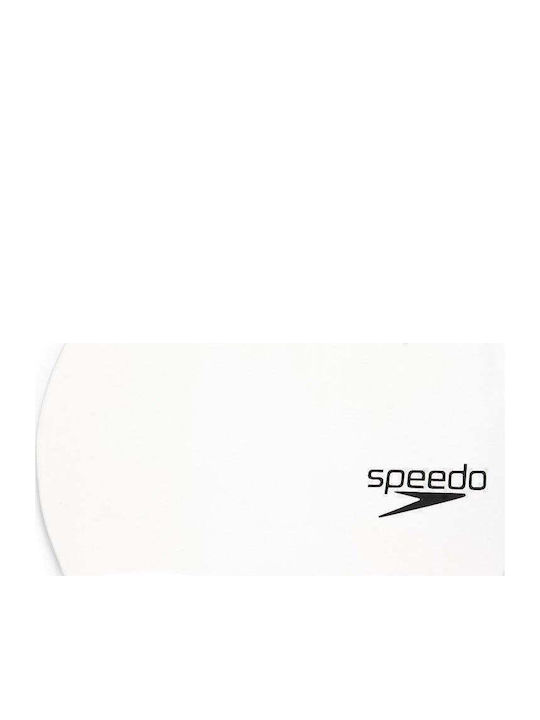 Speedo Cap Plain Flat Căciulă de înot Adulți din silicon Alb