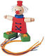 Nic Toys Lacing Toy Clown made of Wood