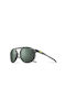 Julbo Meta Men's Sunglasses with Gray Plastic Frame and Green Polarized Lens J5529027