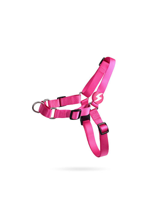 Dashi Dog Strap Harness Solid Pink Large DFH009