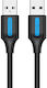Vention USB 2.0 Kabel USB-A-Stecker - USB-B-Stecker USB-A-Stecker Schwarz 1m COJBF
