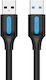 Vention USB 3.0 Cable USB-A male - USB-A male Μαύρο 0.5m CONBD