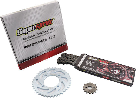 Supersprox Kit lanț și pinion pentru Yamaha Crypton S 115