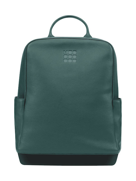 Moleskine Leather Backpack Green