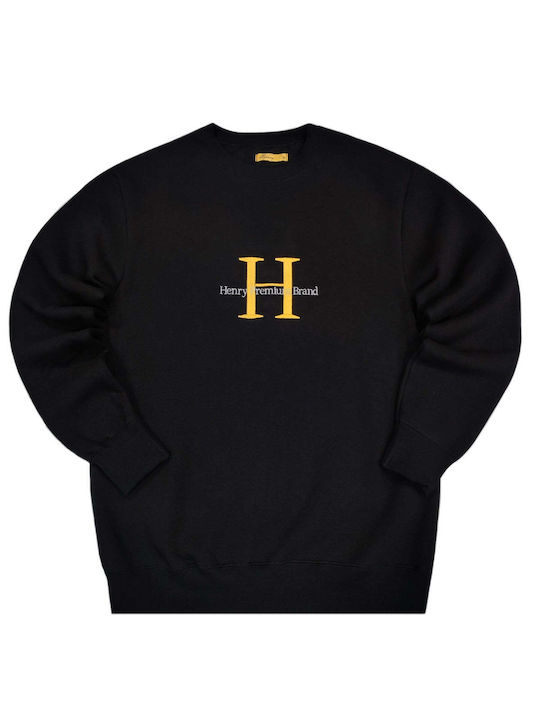 Henry Clothing Мъжки Суитшърт Black