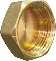 Bugatti Female Brass Cap 1" Bugatti Female Brass Cap 1"