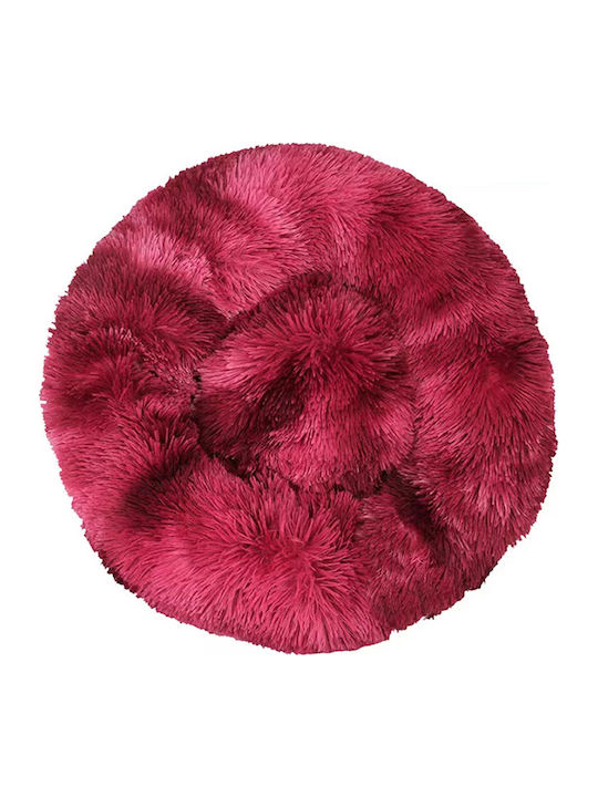 Pet Interest Sofa Dog Bed Burgundy 50x50cm