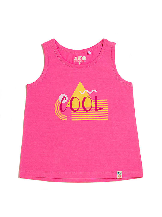 Ako Kids Blouse Sleeveless Fuchsia