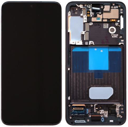 Οθόνη mit Touch-Mechanismus für Galaxy S22 (Schwarz)