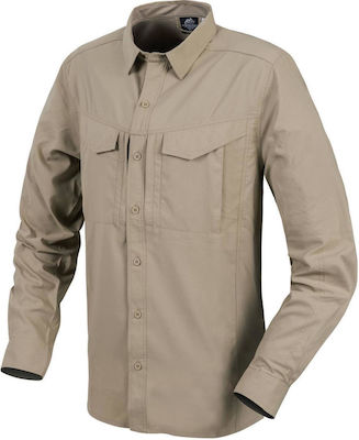 Helikon Tex Men's Shirt Long-sleeved Silver Mink