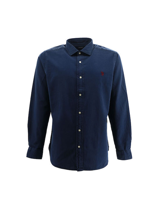 U.S. Polo Assn. Herrenhemd Langärmelig Dark Blue