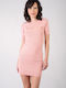 E-shopping Avenue Mini Shirt Dress Dress Pink