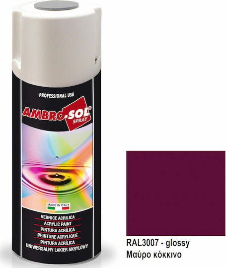 Ambro-Sol Spray Paint Acrylic RAL3007 400ml