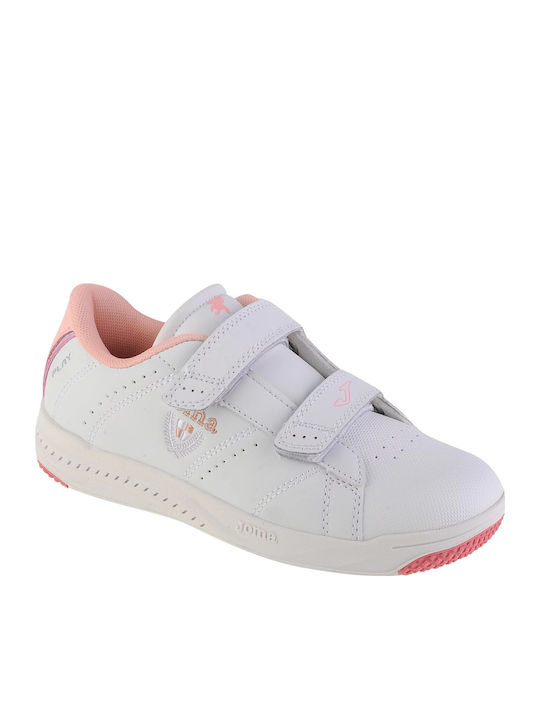 Joma Παιδικά Sneakers με Σκρατς Λευκά