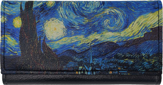Gift-Me Van Gogh Чанта от Син еко кожа с магнитно закопчаване