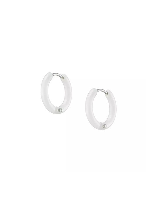 Oxzen Earrings Hoops made of Steel