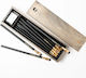 Blackwing Set von 12 Bleistiften Schwarz