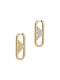 Emporio Armani Earrings Hoops Gold Plated
