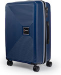 Cardinal Large Travel Suitcase Dark Blue with 4 Wheels Height 70cm