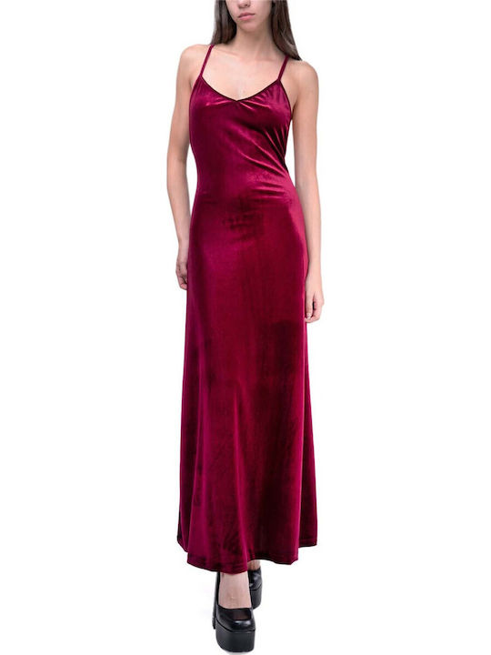 Wildwood Clothing Damenkleid Abend Burgundisch