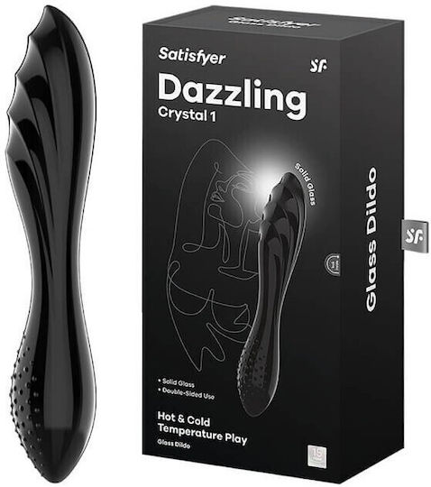 Satisfyer Glass Dildo Black