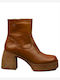 Stiefeletten Damen Tabac Braun