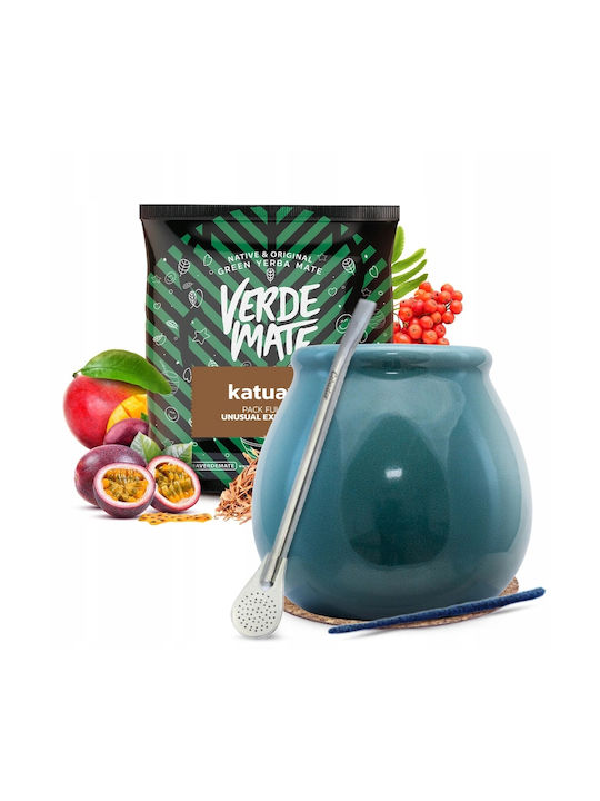 Verde Mate Cană Ceramică Verde 1buc