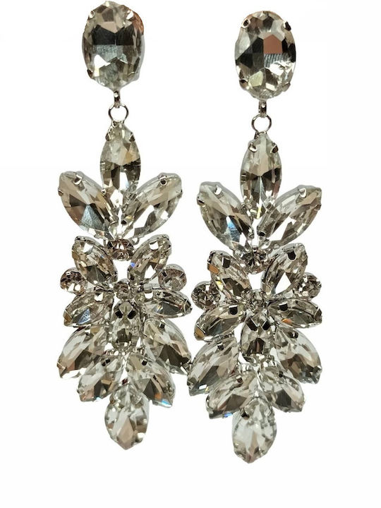 Tatu Moyo Earrings made of Steel with Stones
