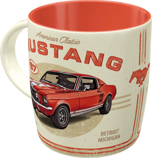 Nostalgic Art Cană Ceramică Roșie 330ml