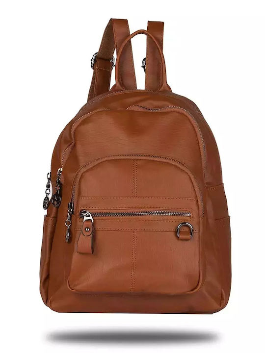 Megapolo Damen Tasche Rucksack Tabac Braun