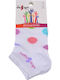 Design Socks Kinderstrümpfe Knöchelsocken Weiß