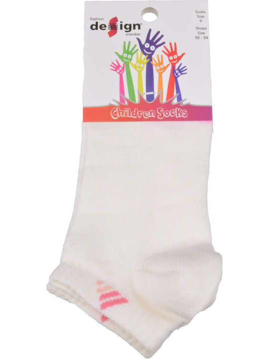 Design Socks Kinderstrümpfe Knöchelsocken Beige