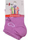 Design Socks Kinderstrümpfe Knöchelsocken Lila