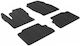 Auto Gs Set of Front and Rear Mats 4pcs for Ford Kuga 2016 Black