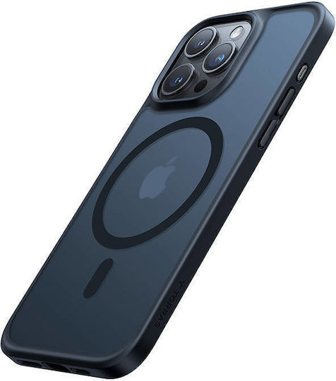 Torras Guardian-mag Back Cover Tempered Glass Magnetic Black (iPhone 15 Pro)