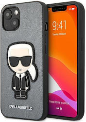 Karl Lagerfeld Saffiano Ikonik Karl's Patch Γκρι (IPhone 13 Mini (Apple))