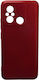 SiiPro Задна корица Силикон 2мм Червен (Redmi 12C)