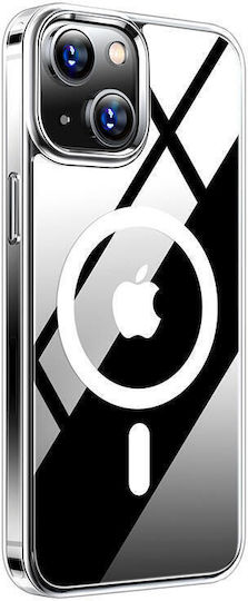 Torras Diamond Clear-mag Back Cover Tempered Glass 1.016mm Magnetic Transparent (iPhone 15)