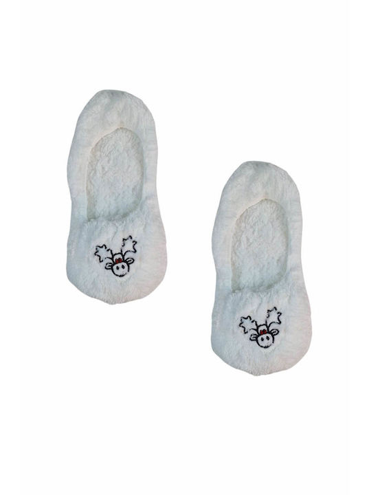 Sadik Kids' Slipper Socks White