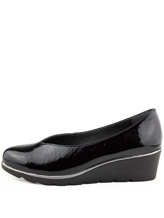 Ragazza Pumps mit flachem Absatz Schwarz